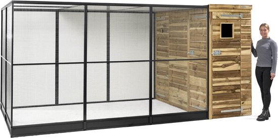 Volière R10 rechts 391x200x190 cm – foto 2
