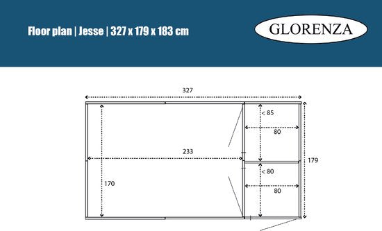 Voliere Jesse 327x179x183 cm – foto 5
