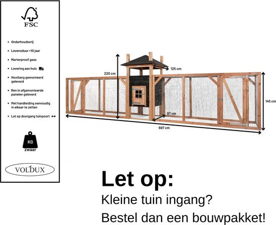 Hooiberg Ties XXL - 125x125x220 cm – foto 3