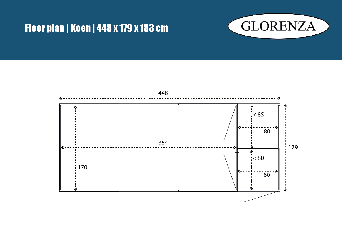 Volière Koen 448x179x183 cm – foto 20