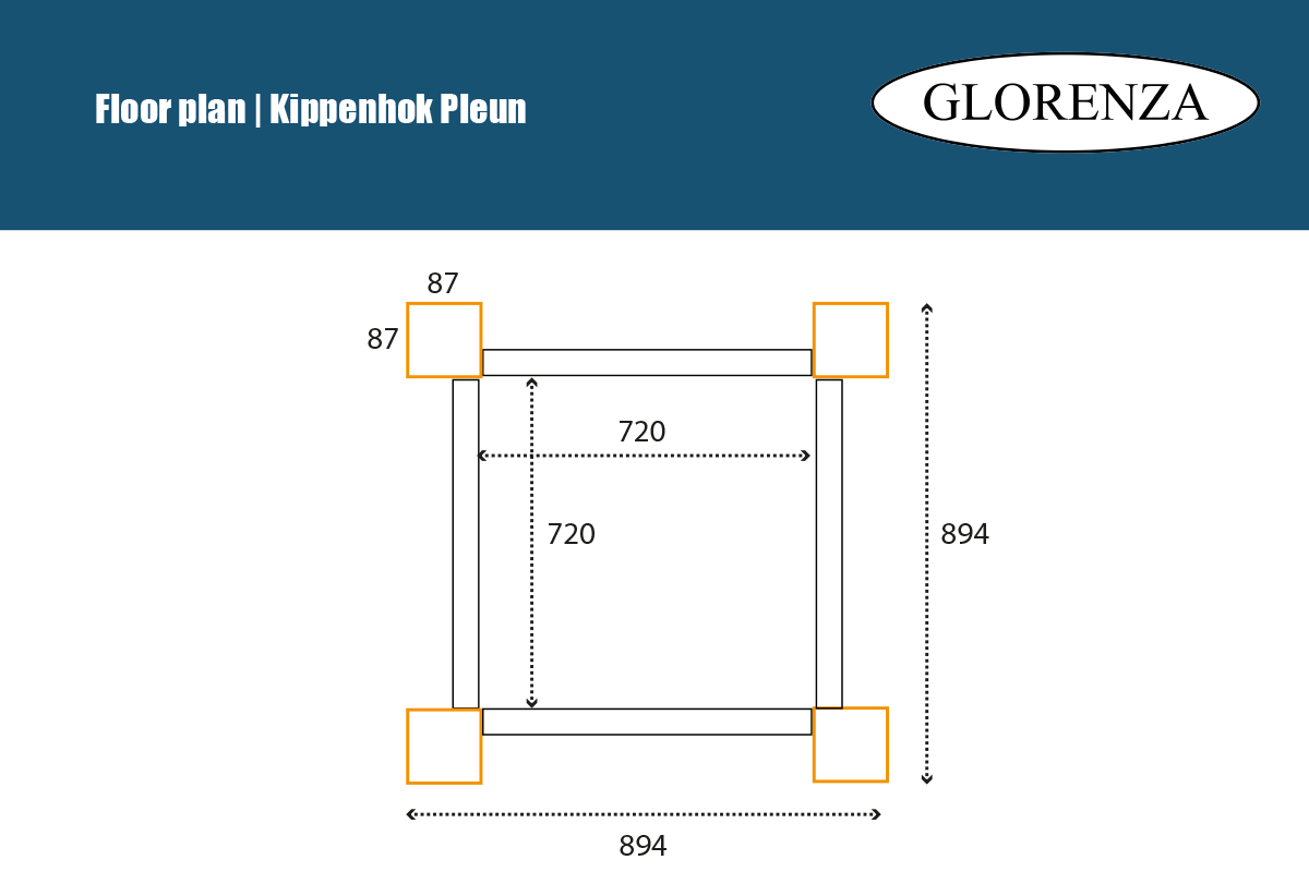Kippenhok Hooiberg Pleun – 110x110x190 cm – foto 16