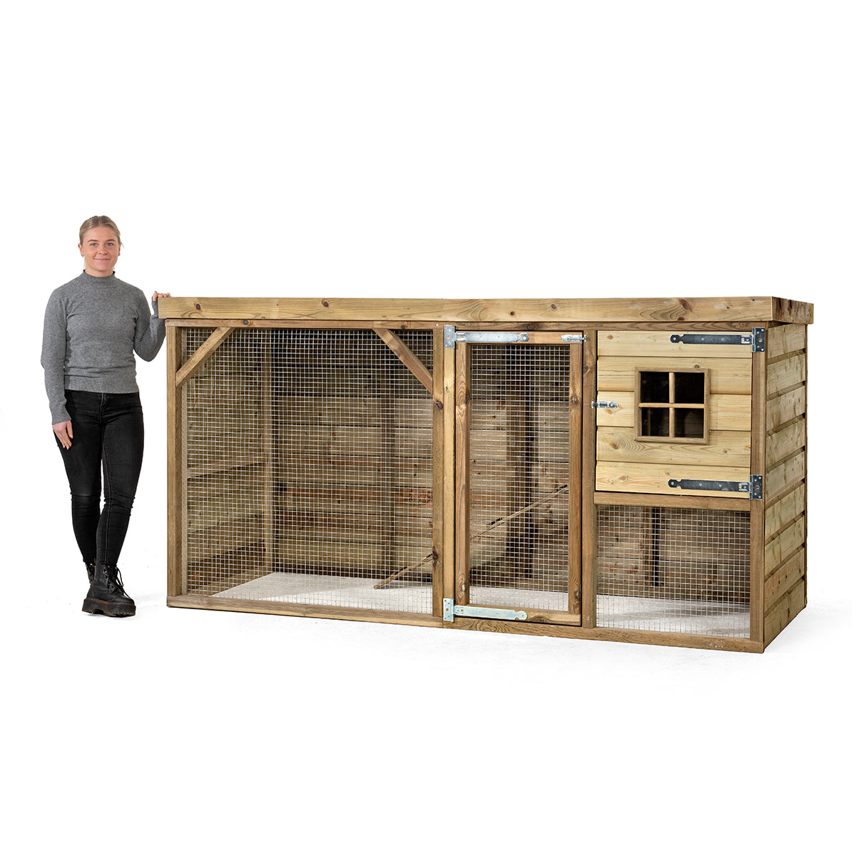 Konijnenhok Jip 243 cm – foto 2