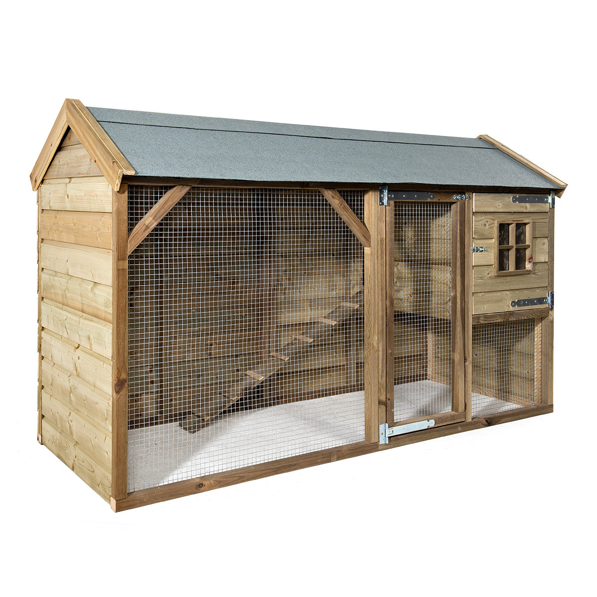 Konijnenhok Lola 95x95x148 cm hout – foto 2