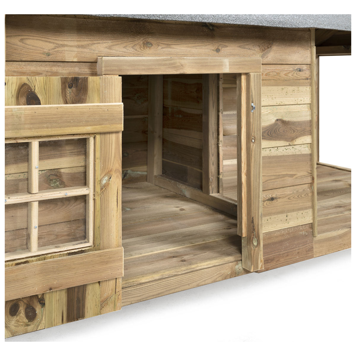 Hondenhok Naud 113x113x110 cm hout – foto 3