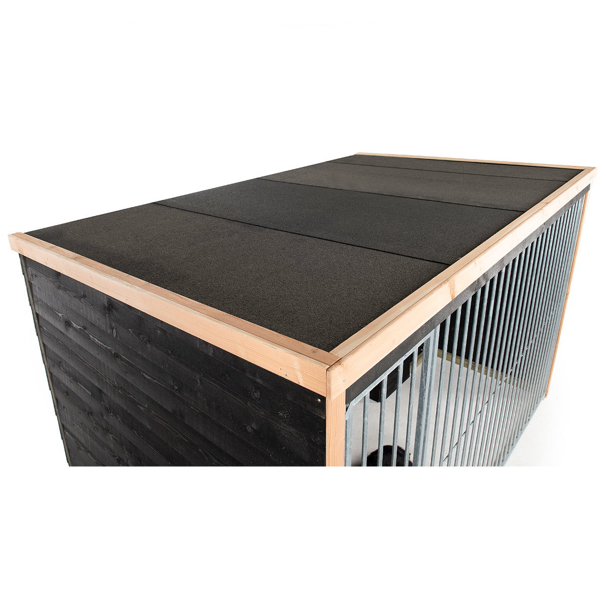 Hondenkennel Bo | Hout & Staal | 208x196x316 cm – foto 4