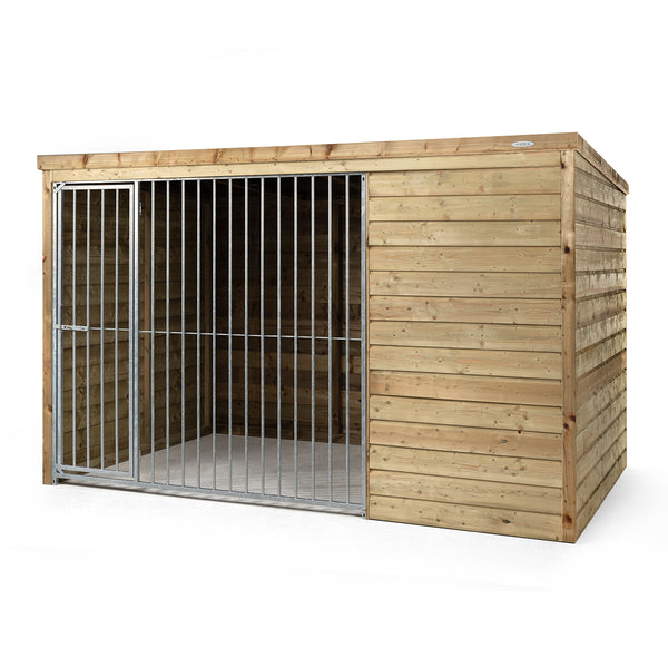 Hondenkennel Sam | Hout & Gegalvaniseerd Staal