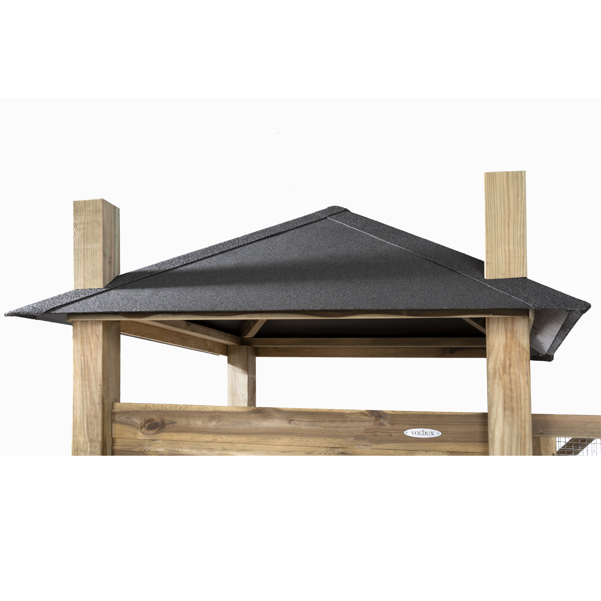 Kippenhok Hooiberg Loes XL met ren 175x175x225cm – foto 3