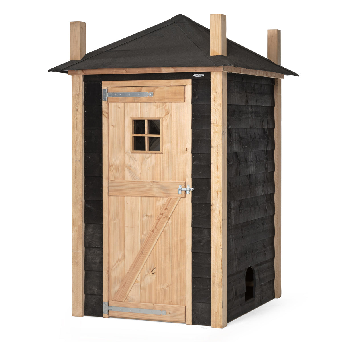 Kippenhok Hooiberg Mees 150x150x235 cm