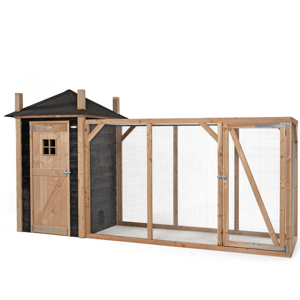 Kippenhok Hooiberg Mees XL 437x125x235 cm