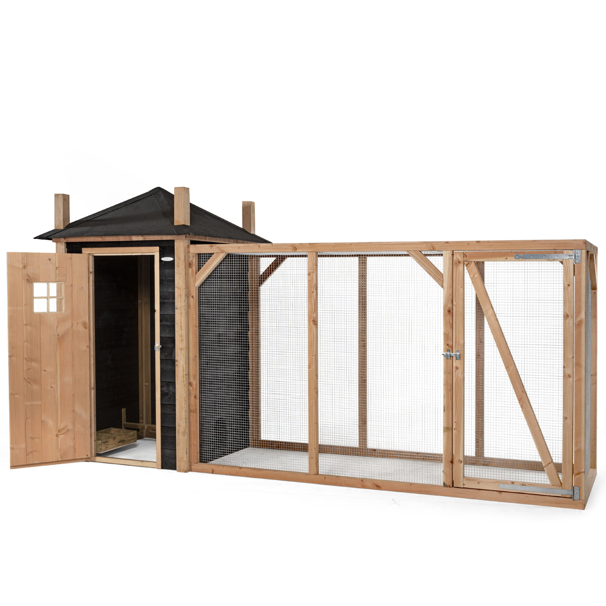 Kippenhok Hooiberg Mees XL 437x125x235 cm – foto 3