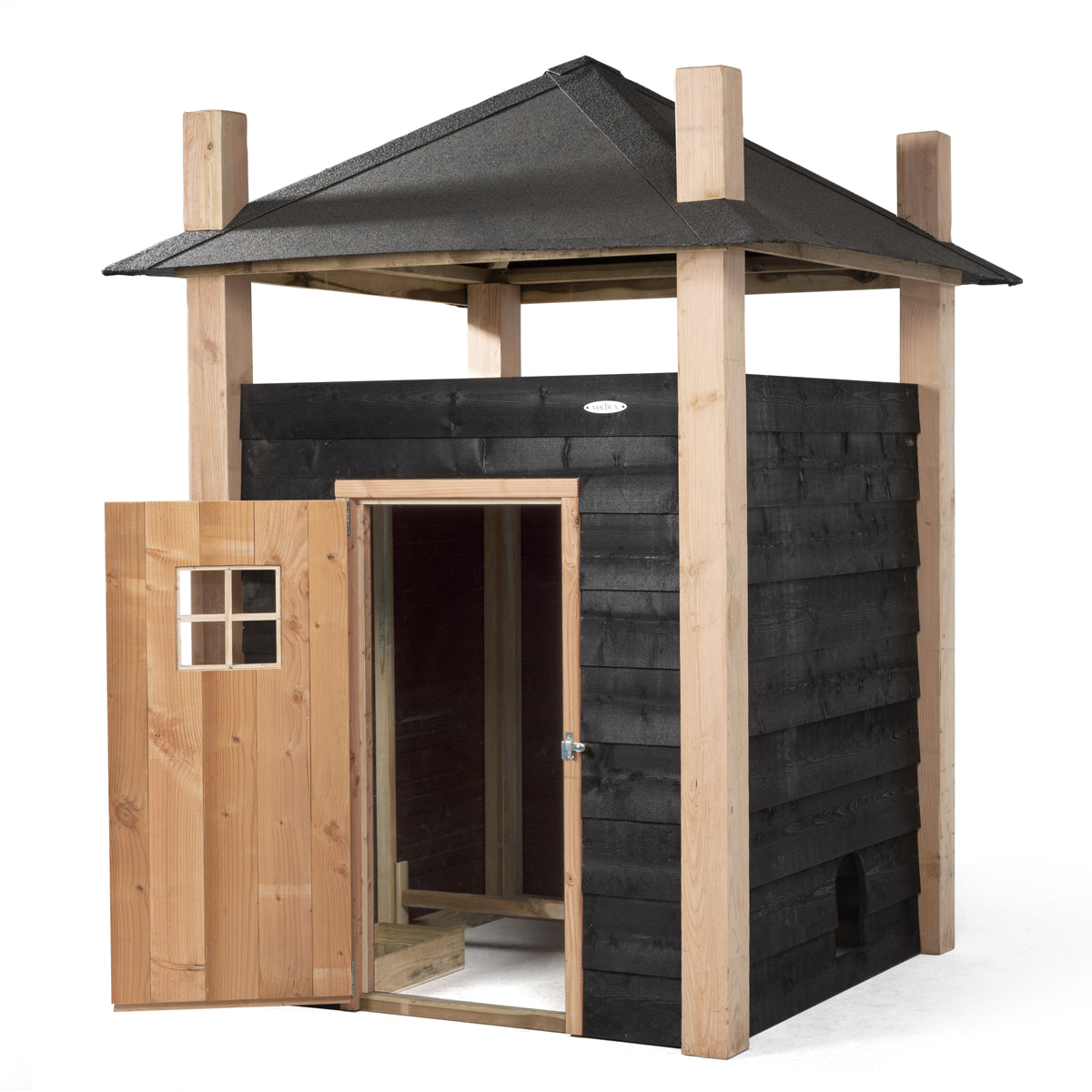 Kippenhok Hooiberg Niek 175x175x225 cm – foto 4