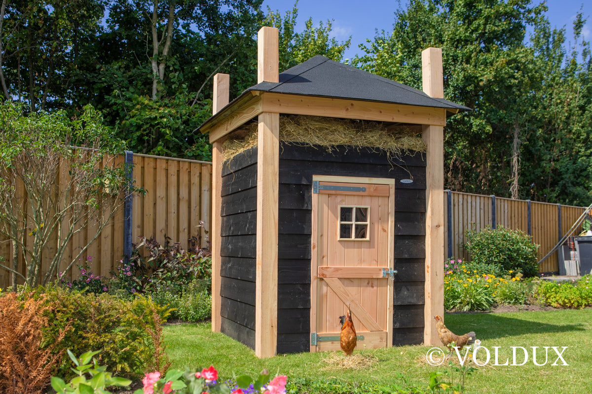 Kippenhok Hooiberg Niek 175x175x225 cm – foto 11
