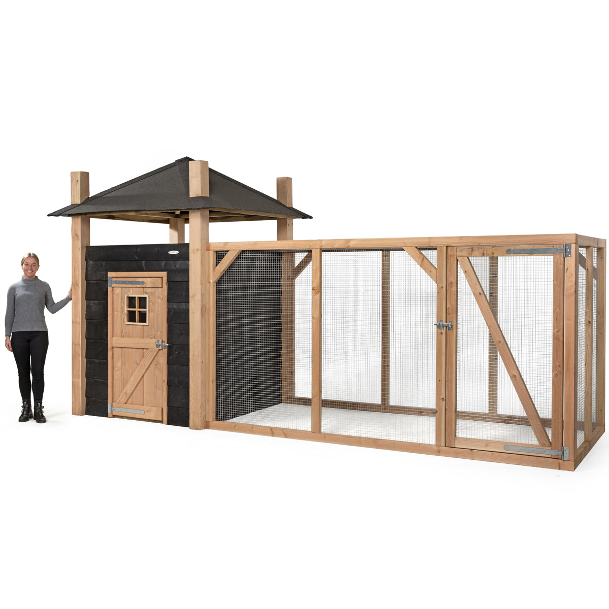 Kippenhok Hooiberg Niek XL 175x175x225 cm – foto 2