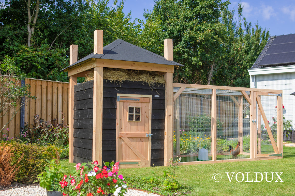Kippenhok Hooiberg Niek XL 175x175x225 cm – foto 12