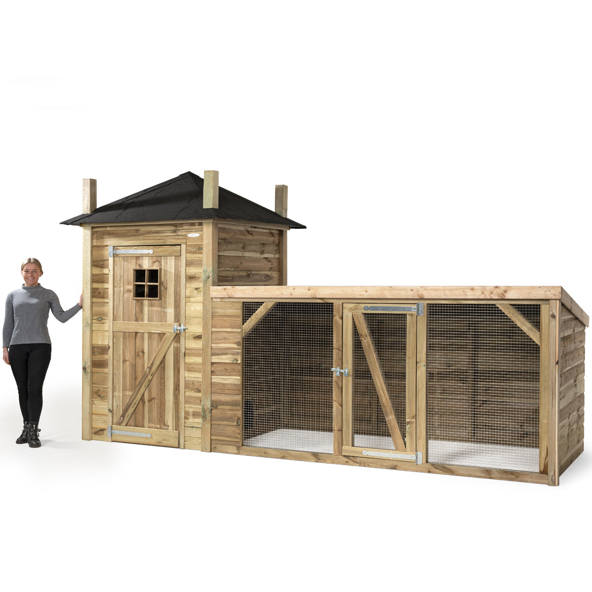 Kippenhok Lotte 150x235x235 cm – foto 3