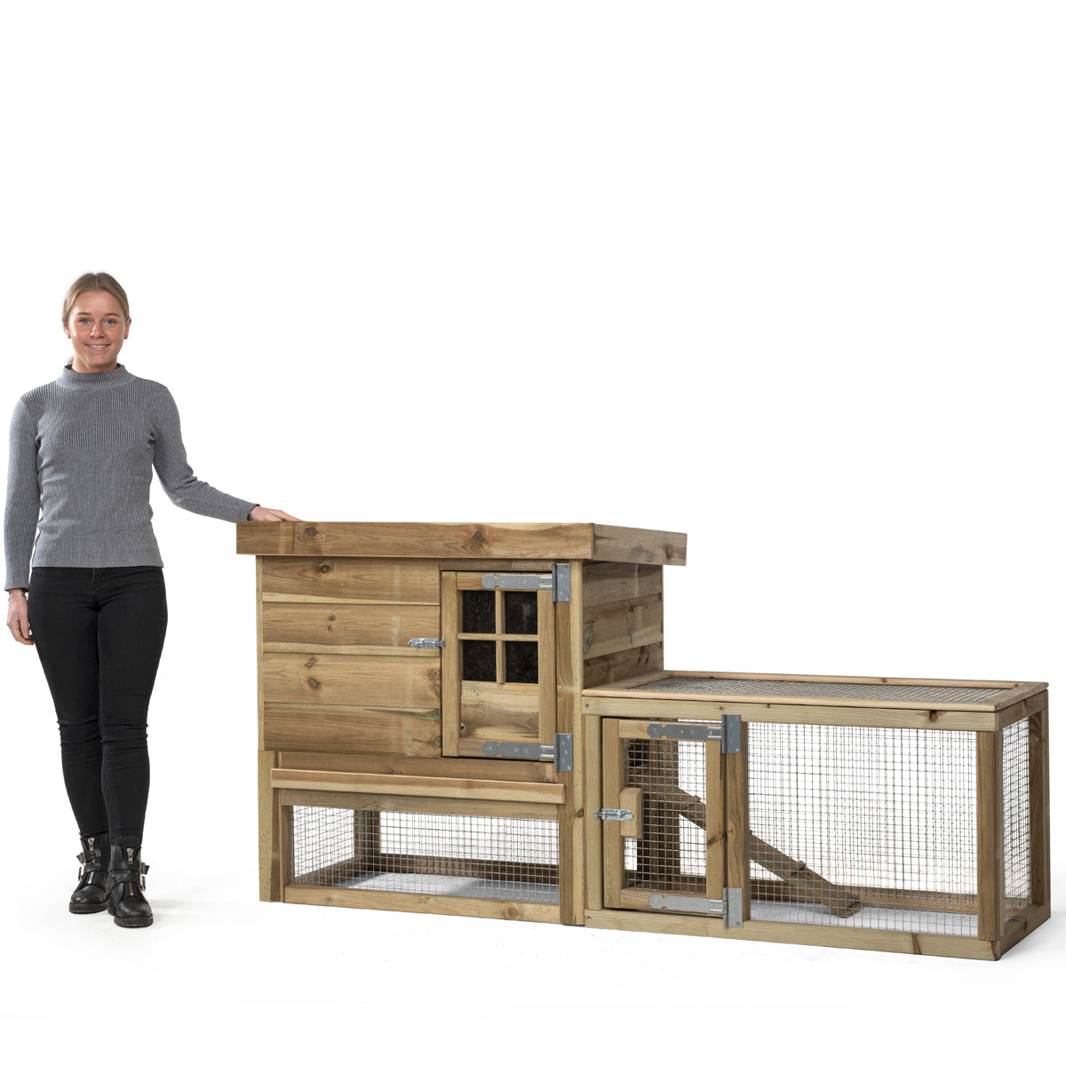 Konijnenhok Gradje – geïmpregneerd hout – foto 2