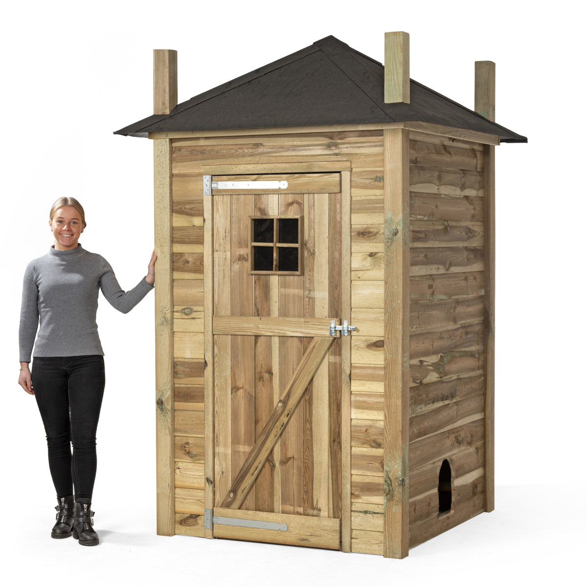 Kippenhok Hooiberg Eline 150x150x235 cm – foto 3