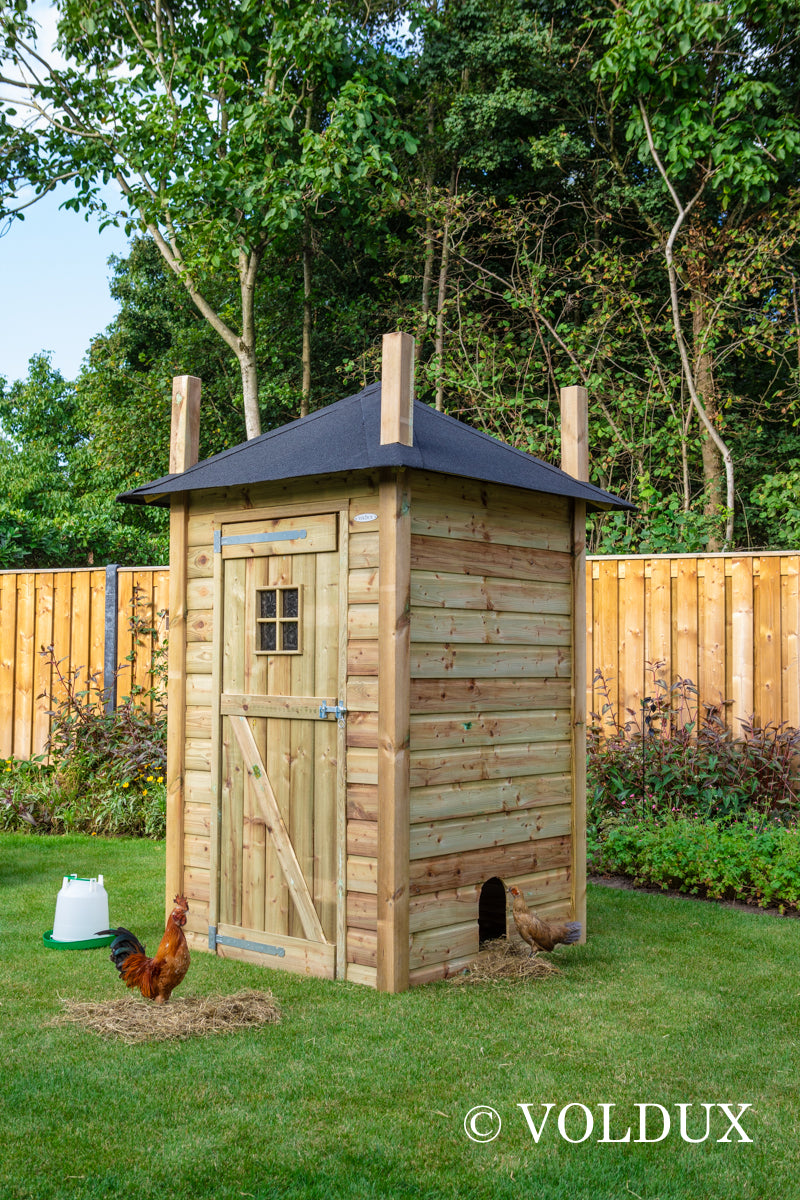 Kippenhok Hooiberg Eline 150x150x235 cm – foto 11