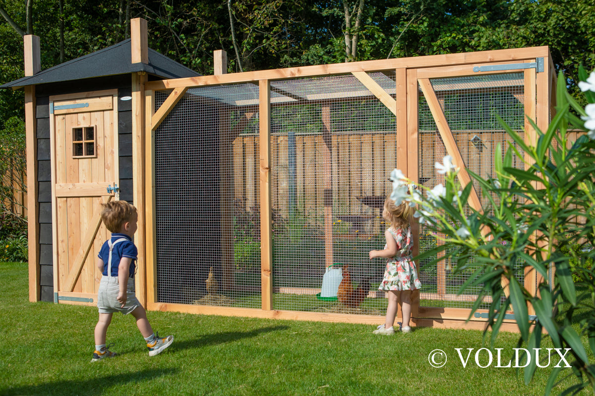 Kippenhok Hooiberg Mees XL 437x125x235 cm – foto 9