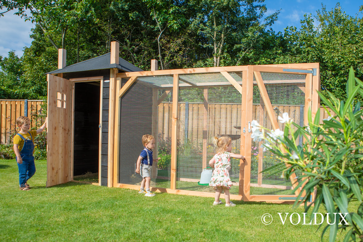 Kippenhok Hooiberg Mees XL 437x125x235 cm – foto 13
