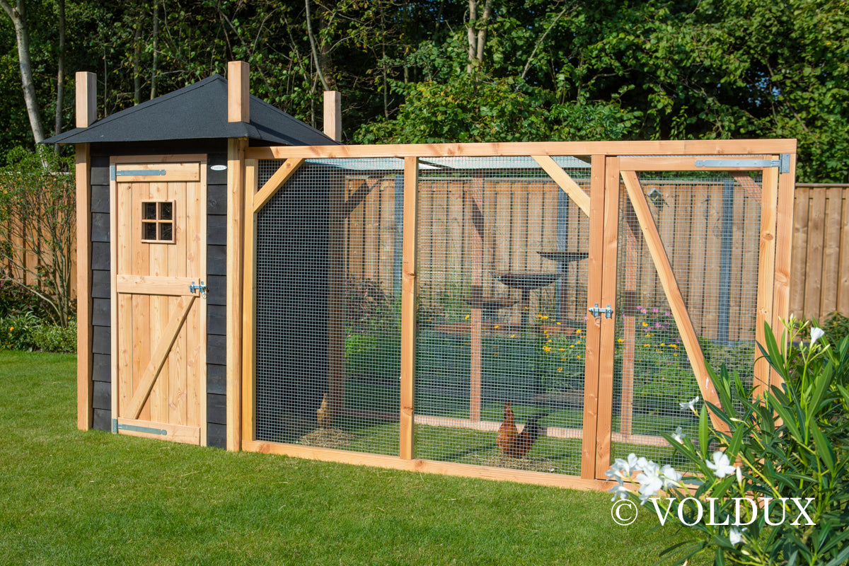 Kippenhok Hooiberg Mees XL 437x125x235 cm – foto 17