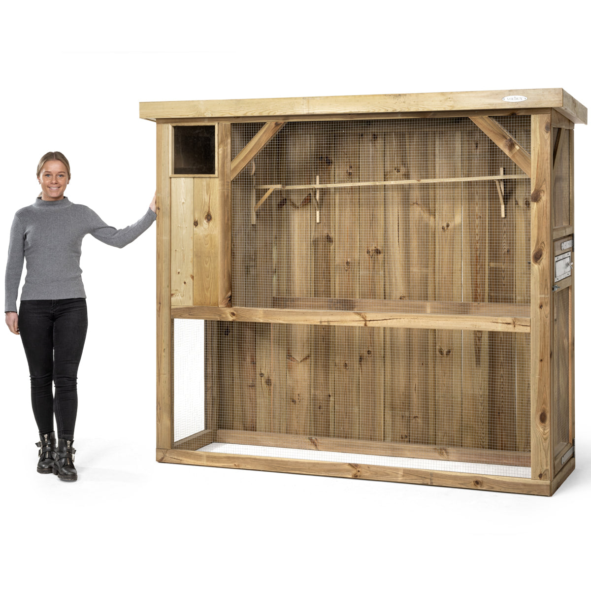 Volière R1 links – 215 x 70 x 185 cm – foto 3
