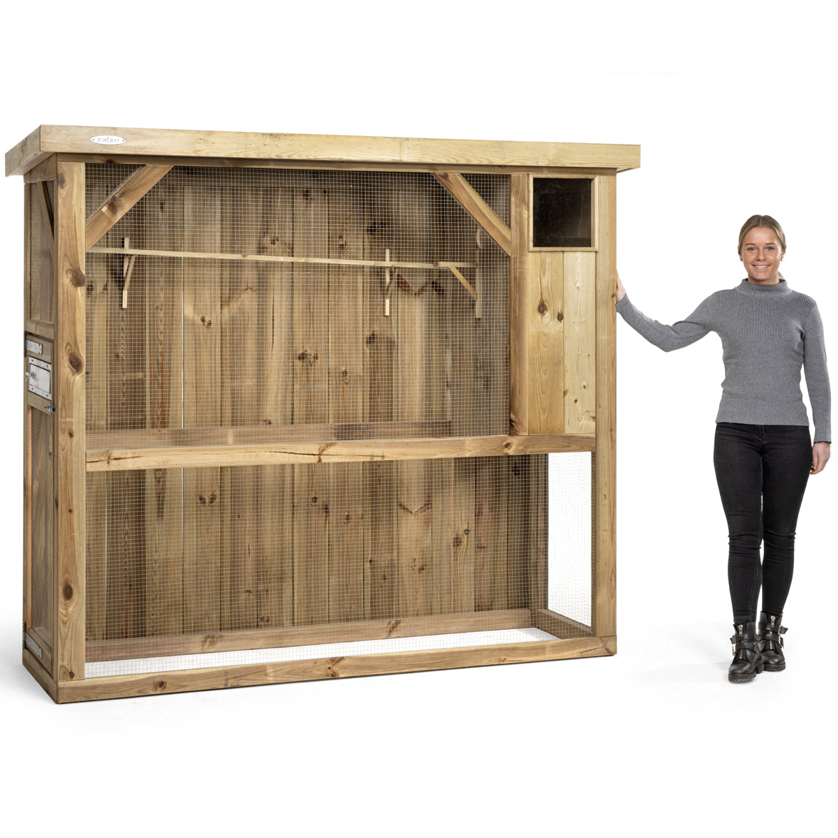Volière R1 rechts – 215 x 70 x 185 cm – foto 3