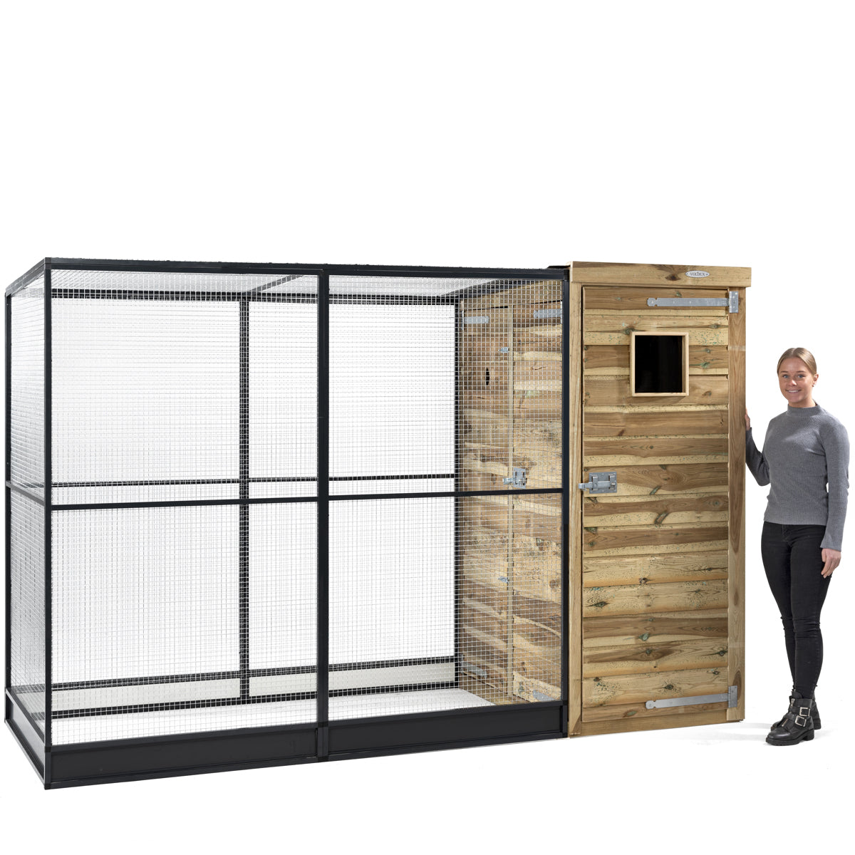 Volière Thomas rechts 289x120x190 cm – foto 4