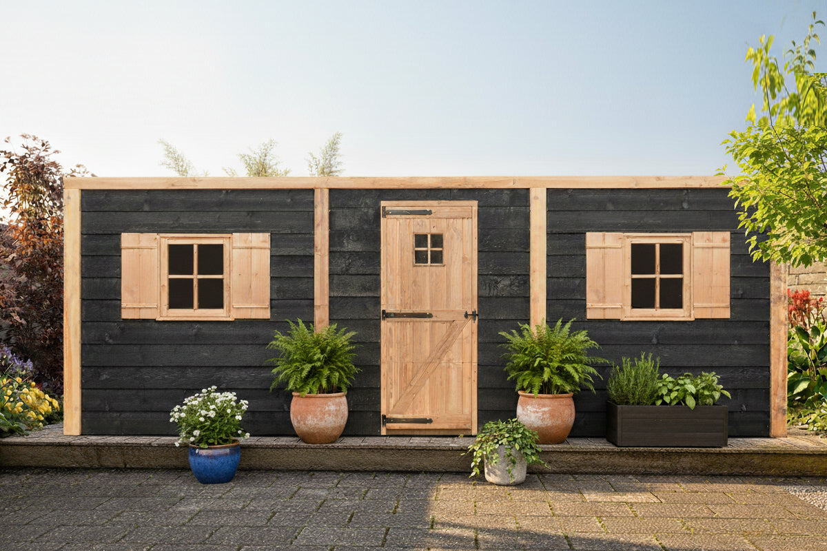 Tuinberging Douglas 564x196 cm – zwart gegrond – foto 2
