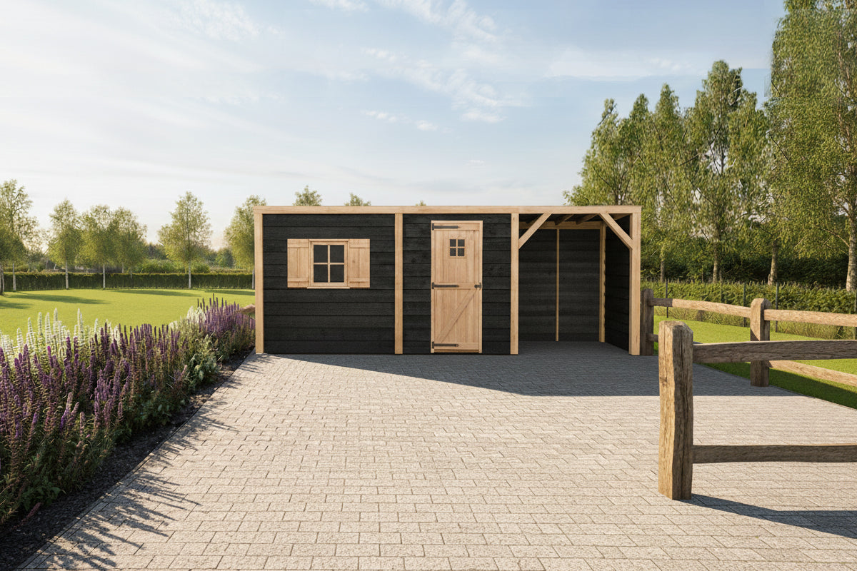 Tuinberging Douglas prefab panelen 196x196x208 cm – foto 3