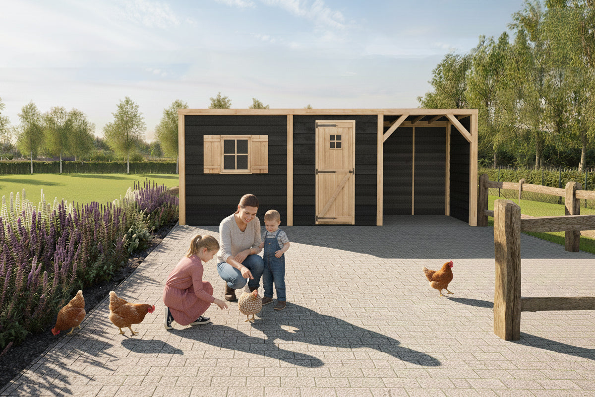 Tuinberging Douglas prefab panelen 196x196x208 cm – foto 4