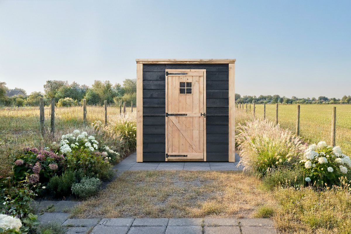 Tuinberging Douglas hout | 195x195 cm onderhoudsvrij – foto 3