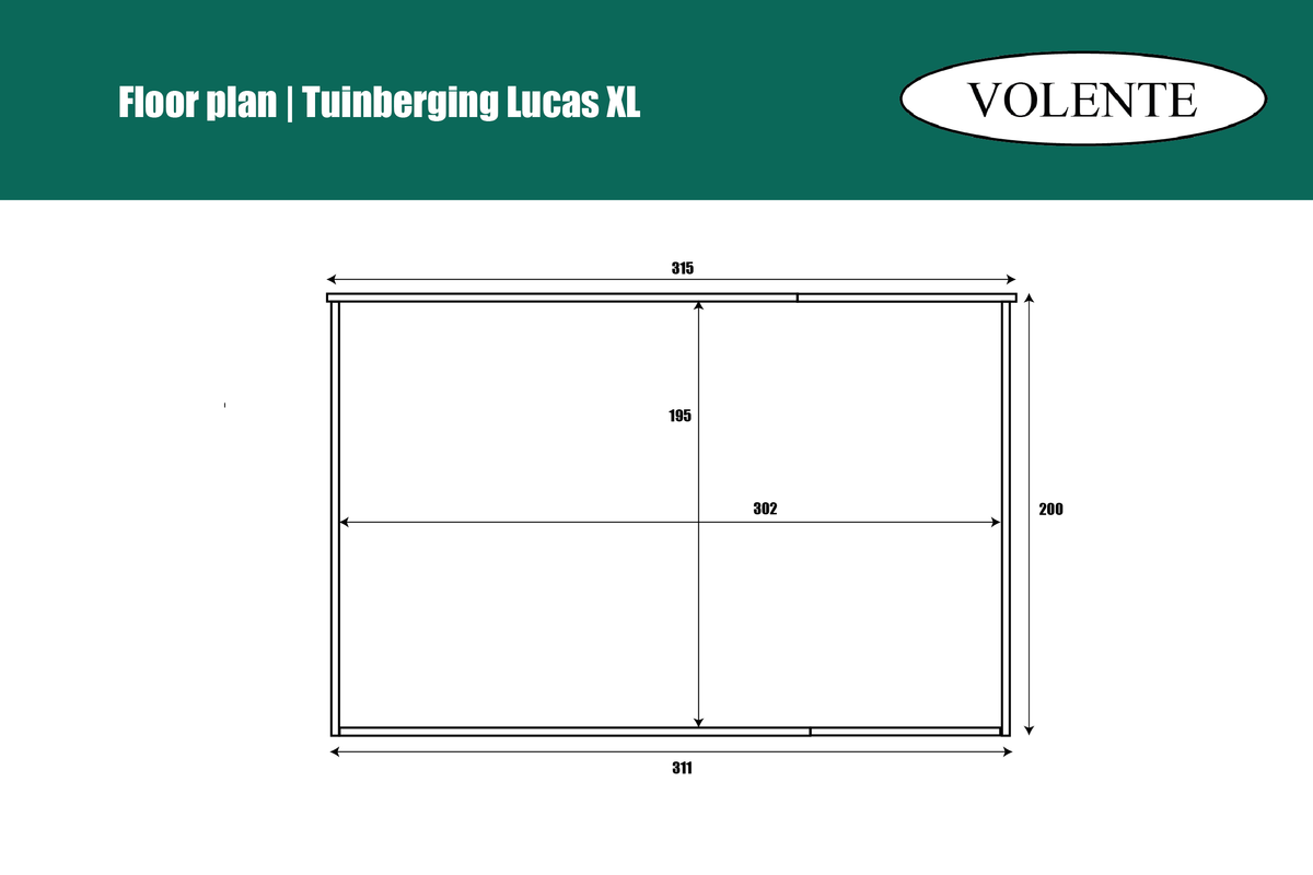 Tuinberging Lucas XL – 318x210 cm – foto 7