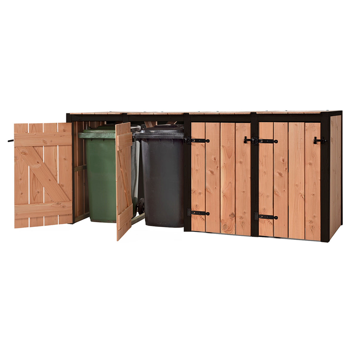 Kliko ombouw vier containers – past 4x 240 liter – foto 3