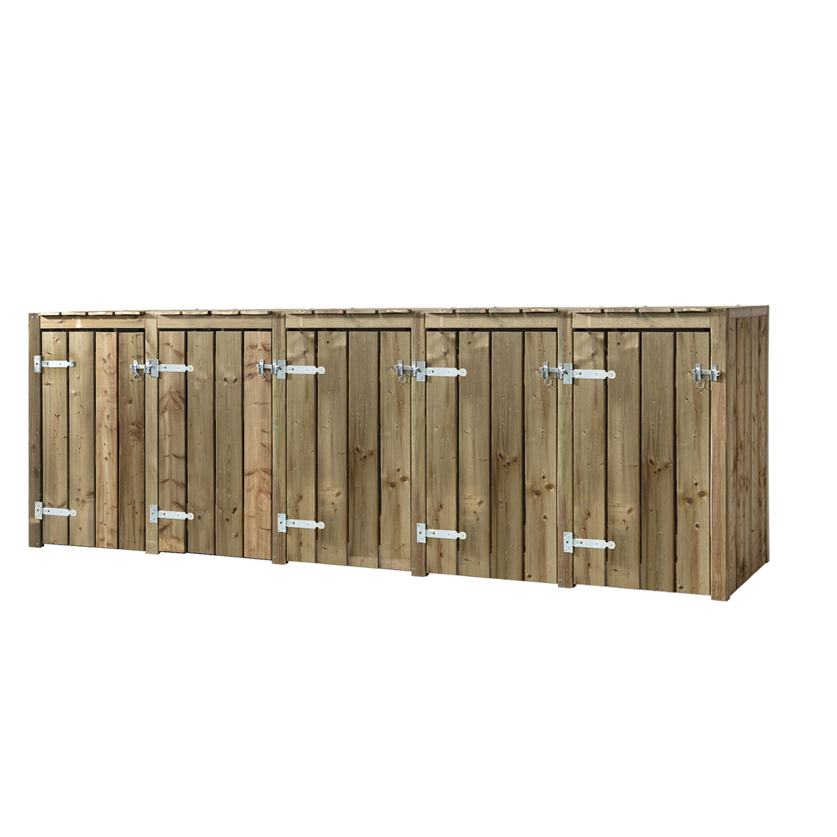 Kliko ombouw bouwpakket – 5 containers – geïmpregneerd hout