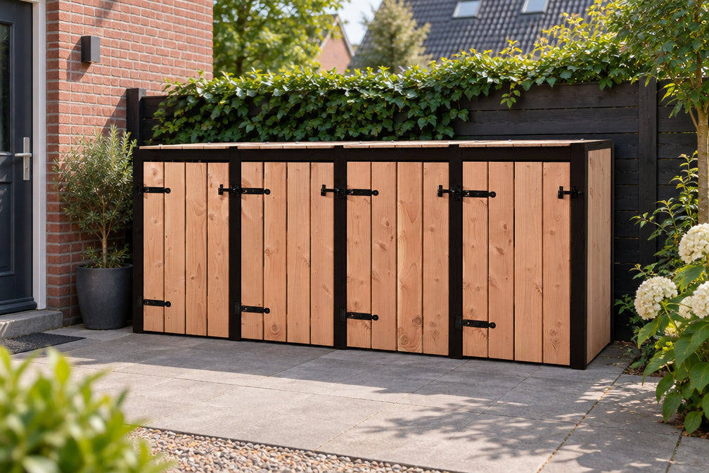 Kliko ombouw vier containers – past 4x 240 liter